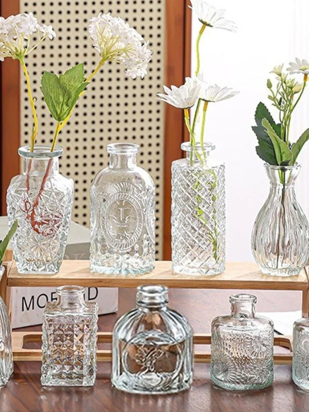 Lot of 32 Small Event Glass Bud Vases